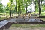 Fire pit and picnic area 
